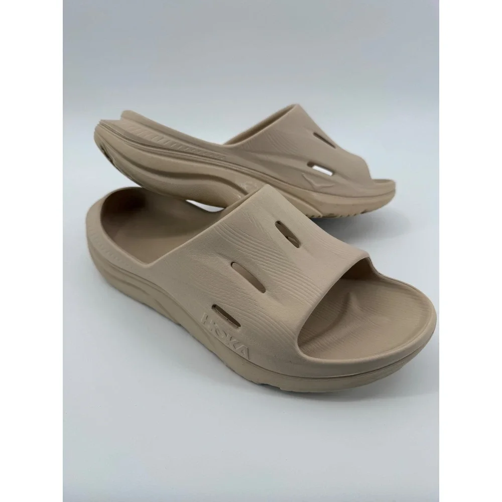Hoka Ora Recovery Slide 3 Mens 10 Shifting Sand Tan Athletic Sandals